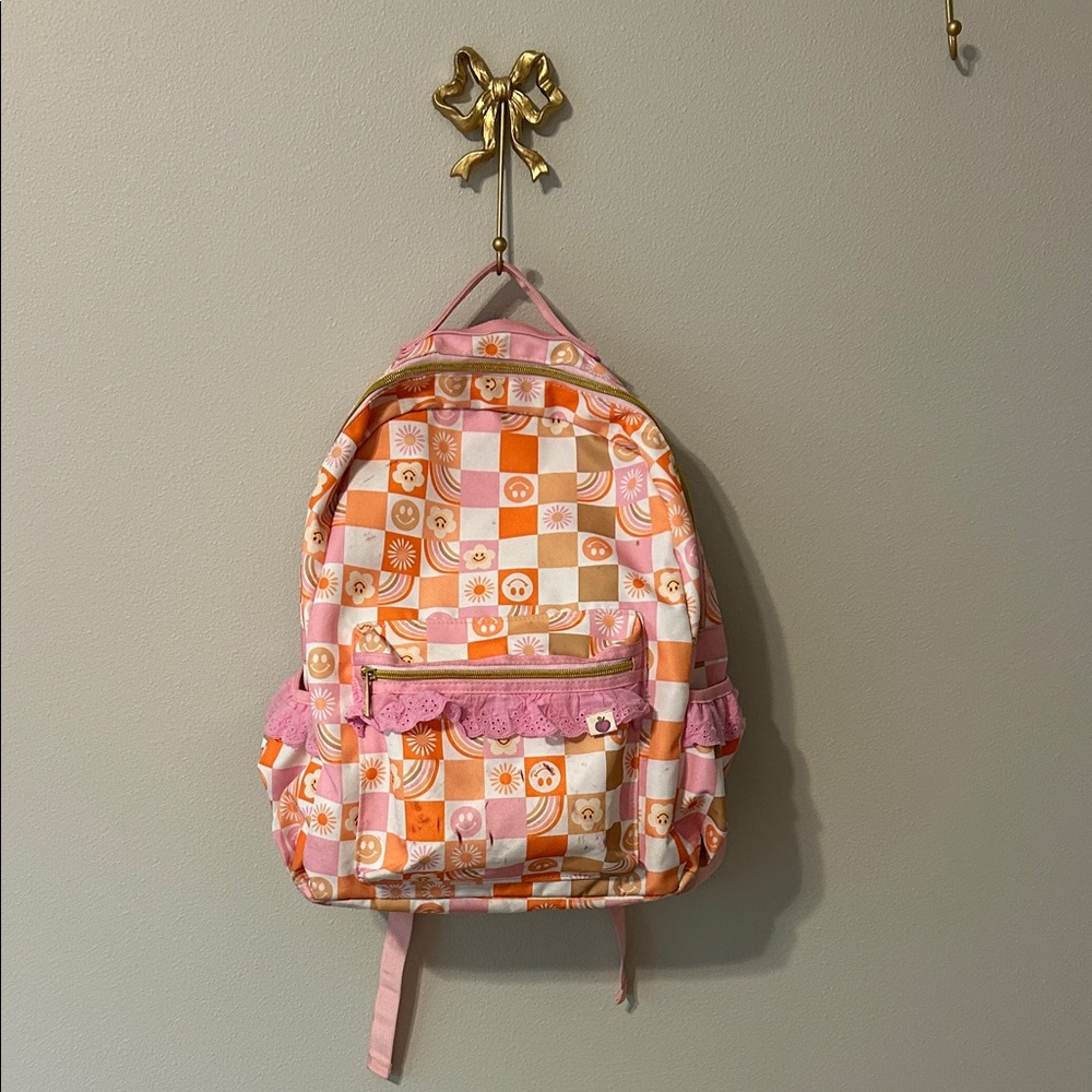Colorful Checkered Kids Backpack